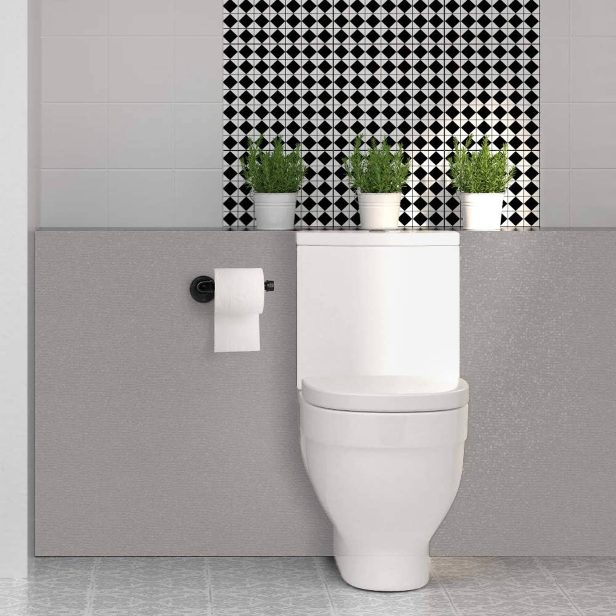 Wall-Mounted Industrial Pipe Toilet Paper Holder